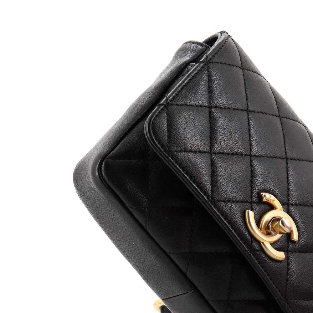CHANEL Private Affair Camellia Flap Bag Quilted L… - image 6