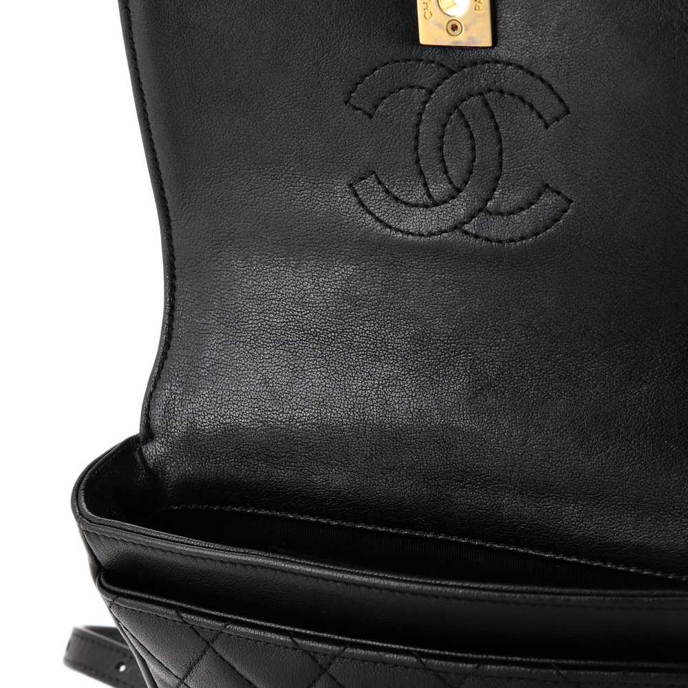CHANEL Private Affair Camellia Flap Bag Quilted L… - image 7