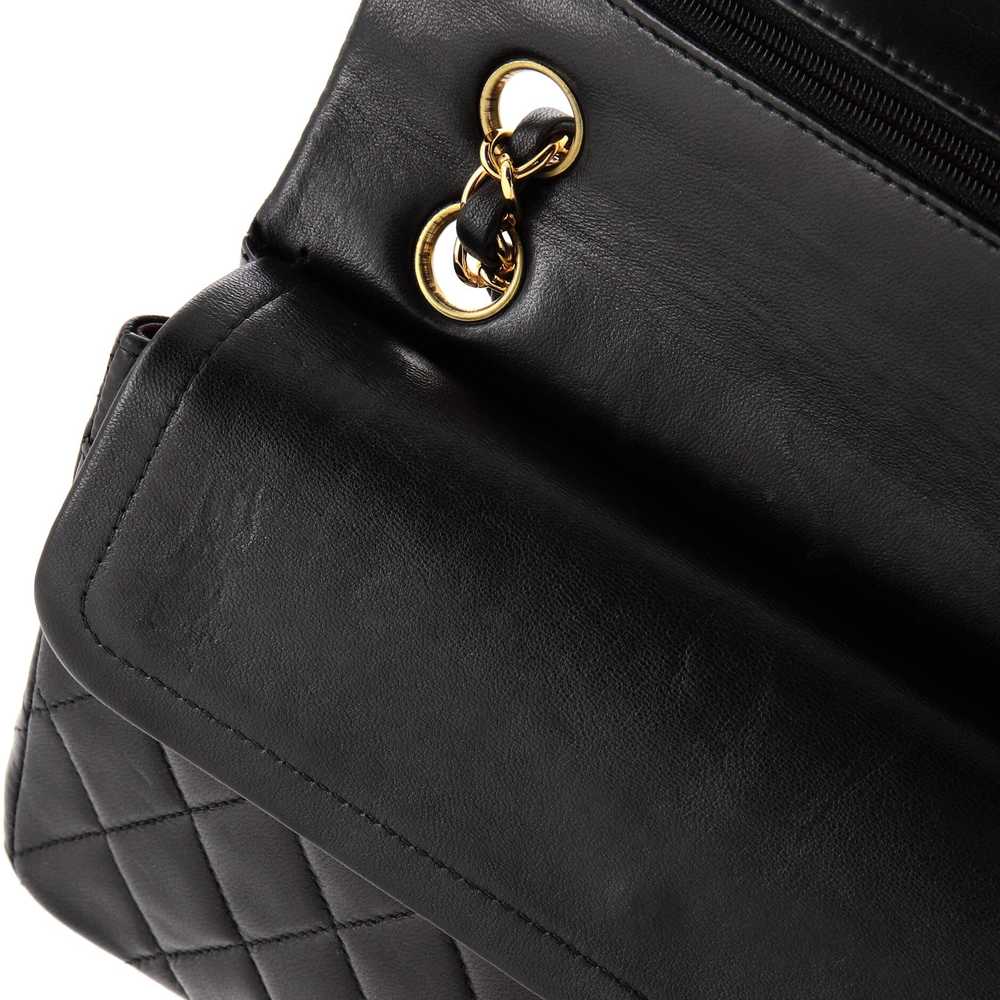 CHANEL Vintage Classic Double Flap Bag Quilted La… - image 8