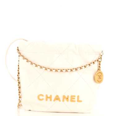 CHANEL 22 Chain Hobo Quilted Calfskin Mini - image 1