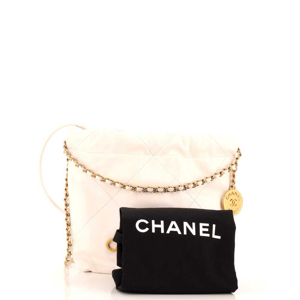 CHANEL 22 Chain Hobo Quilted Calfskin Mini - image 2
