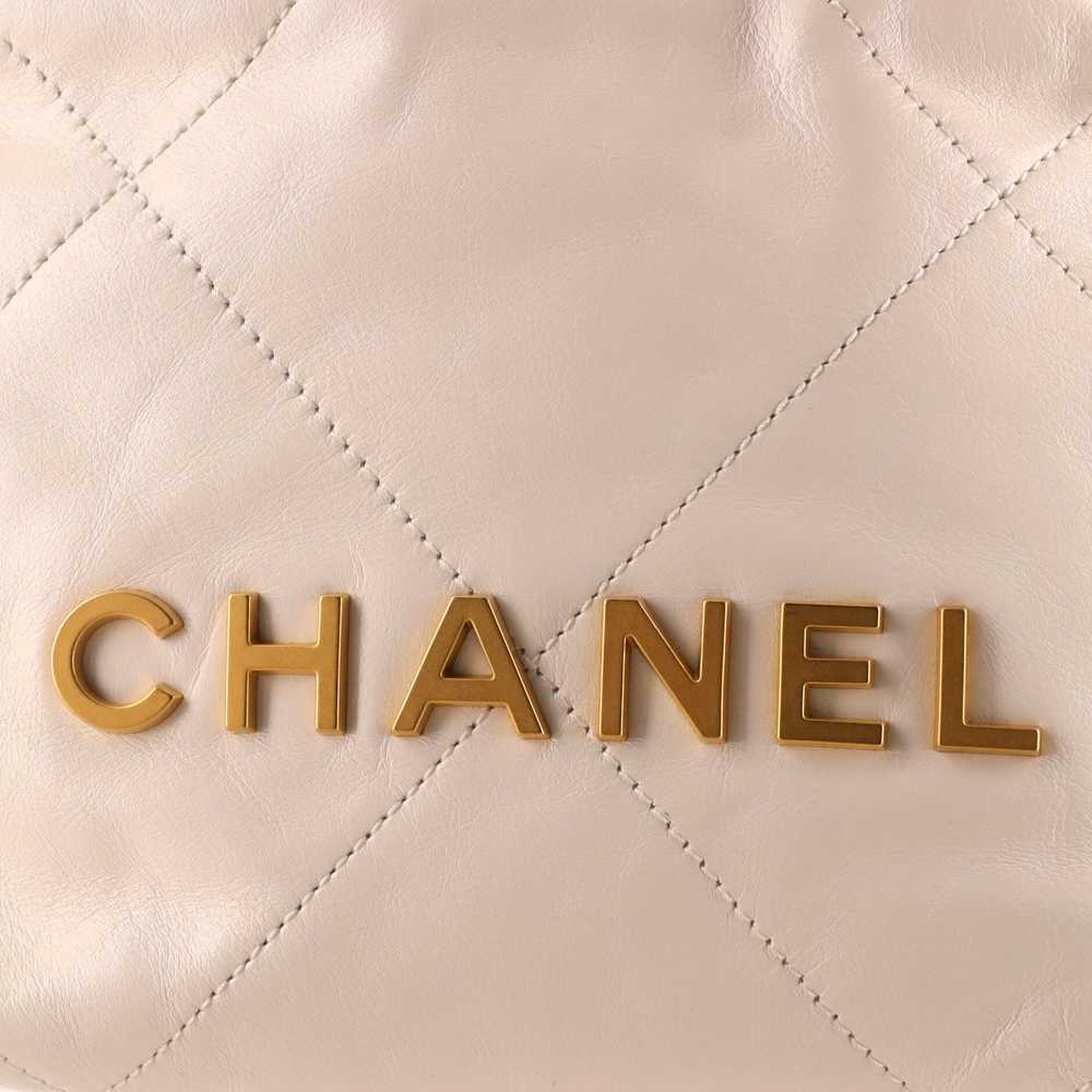 CHANEL 22 Chain Hobo Quilted Calfskin Mini - image 7