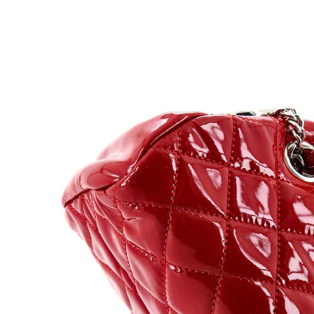 CHANEL Just Mademoiselle Bag Quilted Patent Mini - image 7