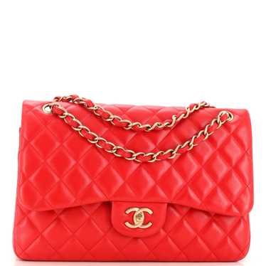 CHANEL Classic Double Flap Bag Quilted Lambskin J… - image 1