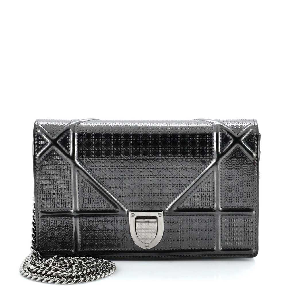 Christian Dior Diorama Wallet on Chain Cannage Em… - image 1