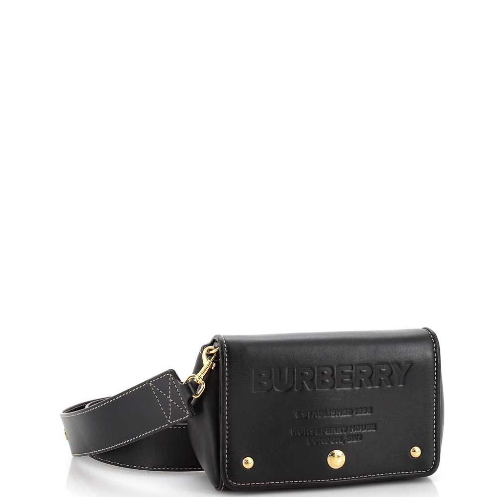Burberry Hackberry Shoulder Bag Embossed Leather … - image 2