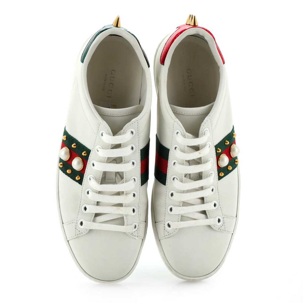 GUCCI Ace Sneakers Embellished Leather - image 2