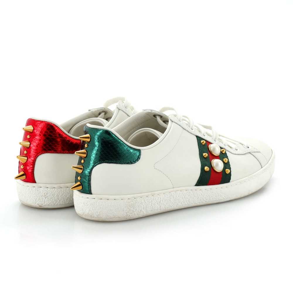 GUCCI Ace Sneakers Embellished Leather - image 3