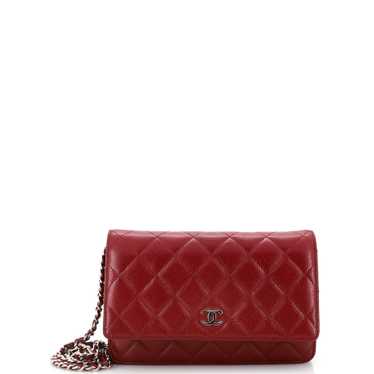 CHANEL Wallet on Chain Quilted Caviar