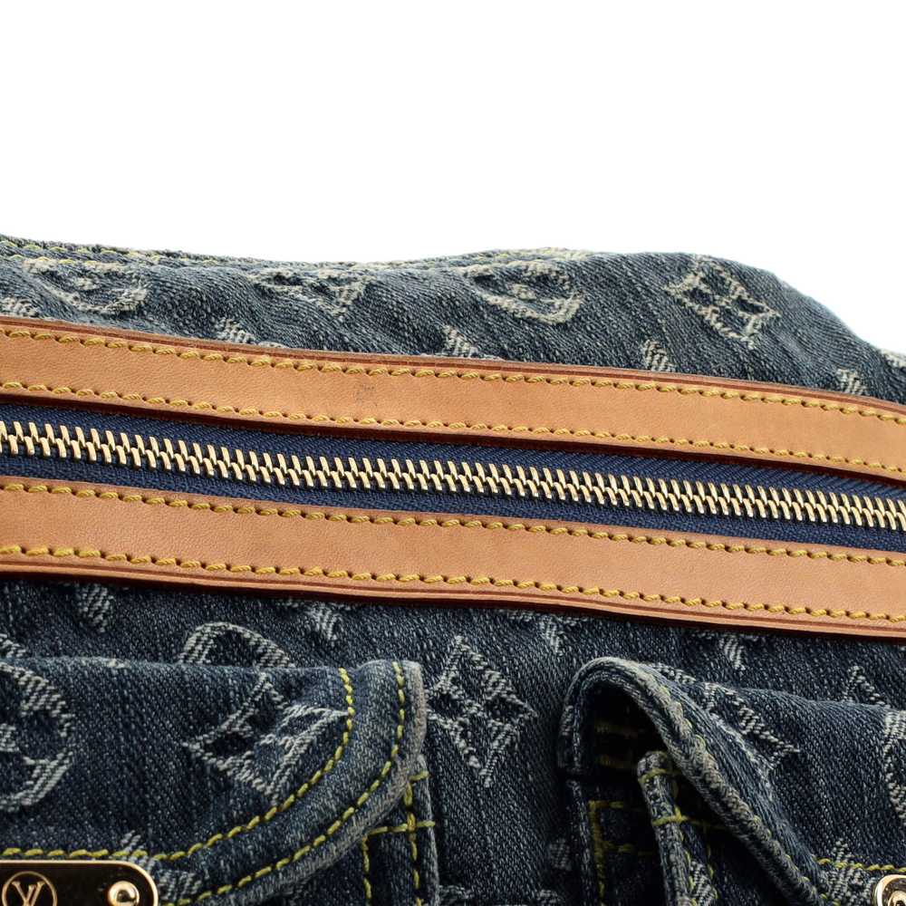 Louis Vuitton Baggy Handbag Denim PM - image 8