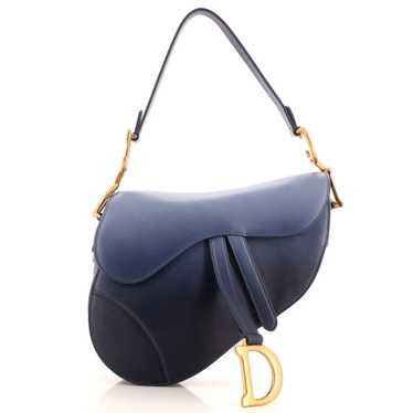 Christian Dior Saddle Handbag Gradient Leather Me… - image 1