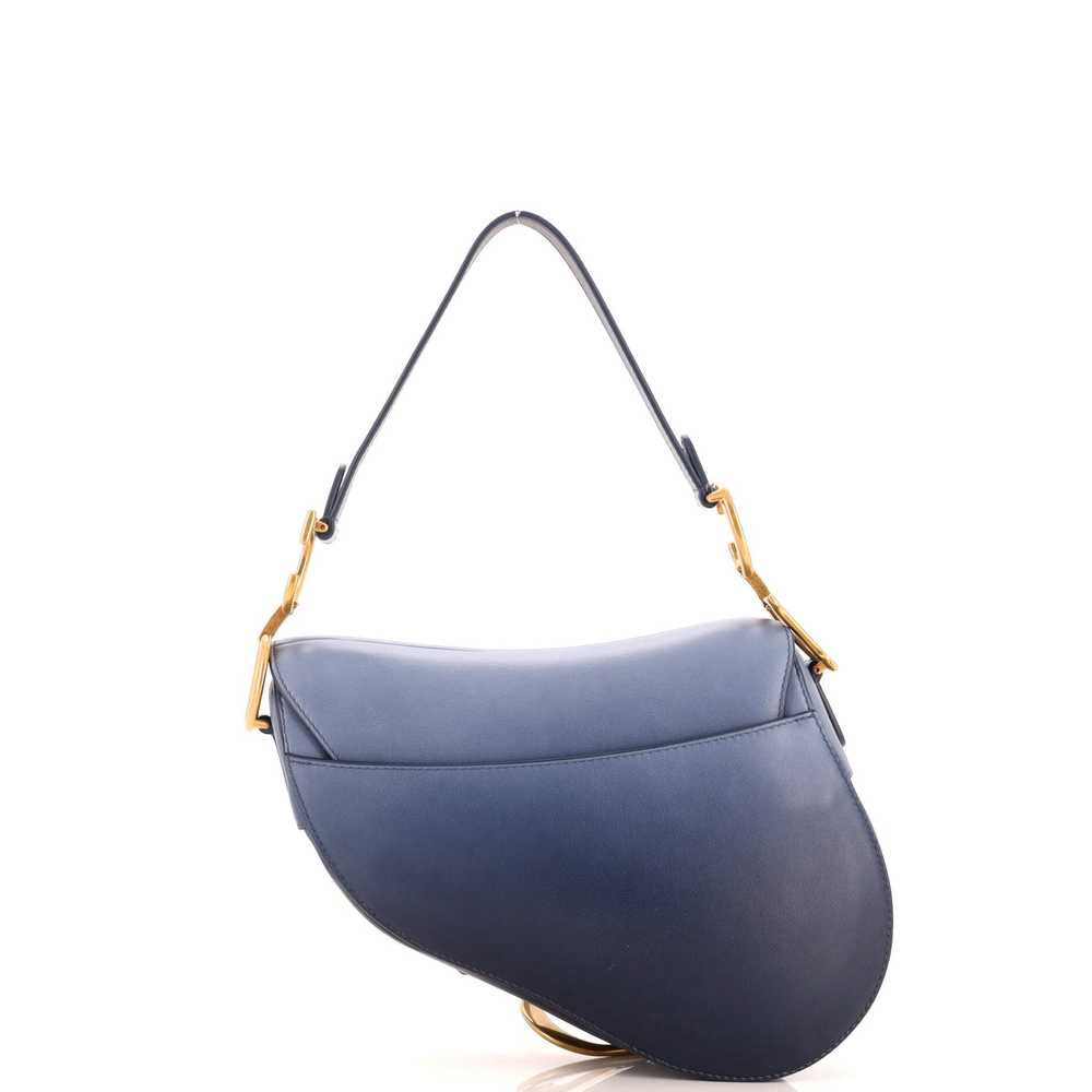 Christian Dior Saddle Handbag Gradient Leather Me… - image 3