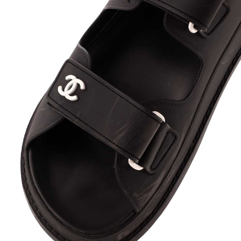 CHANEL Women's Velcro Dad Sandals Rubber - image 5