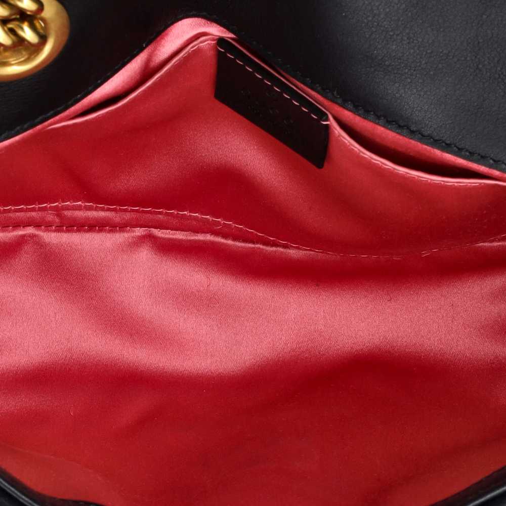 GUCCI GG Marmont Flap Bag Matelasse Velvet Mini - image 9