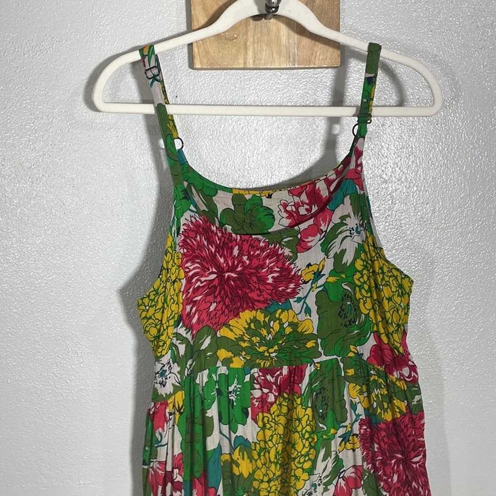 Yesno Floral Tiered Adjustable Straps Maxi Dress … - image 6