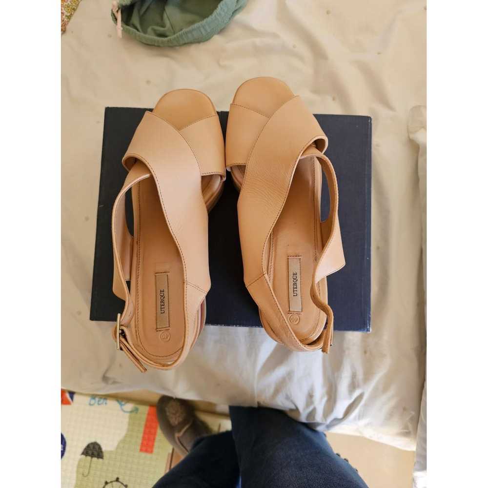 Uterque Leather sandal - image 3