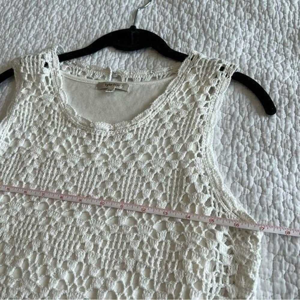 Tyler Boe Women’s White Crochet Knit Lined Dress … - image 9