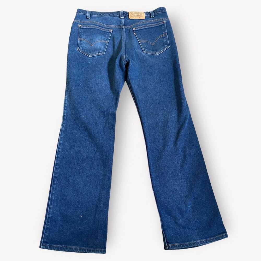 Levi's Vintage Levis 517 Orange Tab Blue Jeans US… - image 2