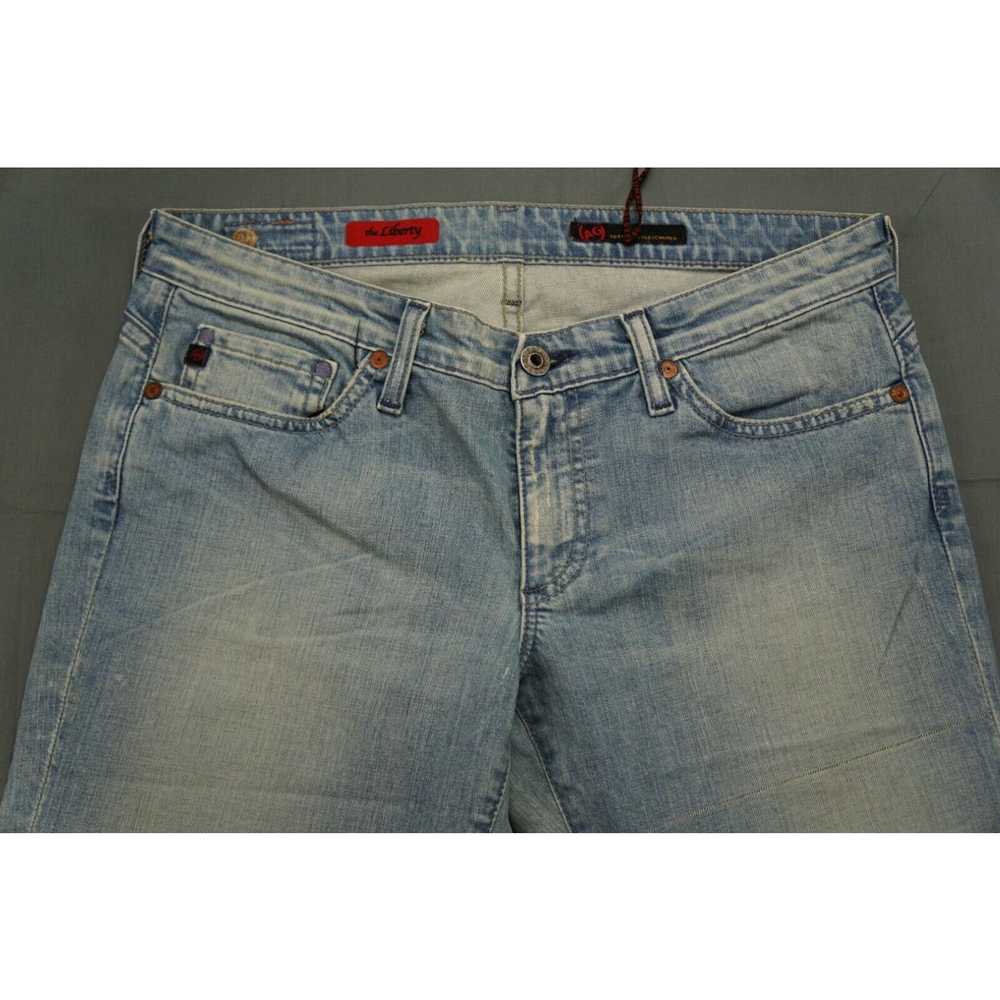 Vintage AG The Liberty Crop Cuffed Stretch Denim … - image 3