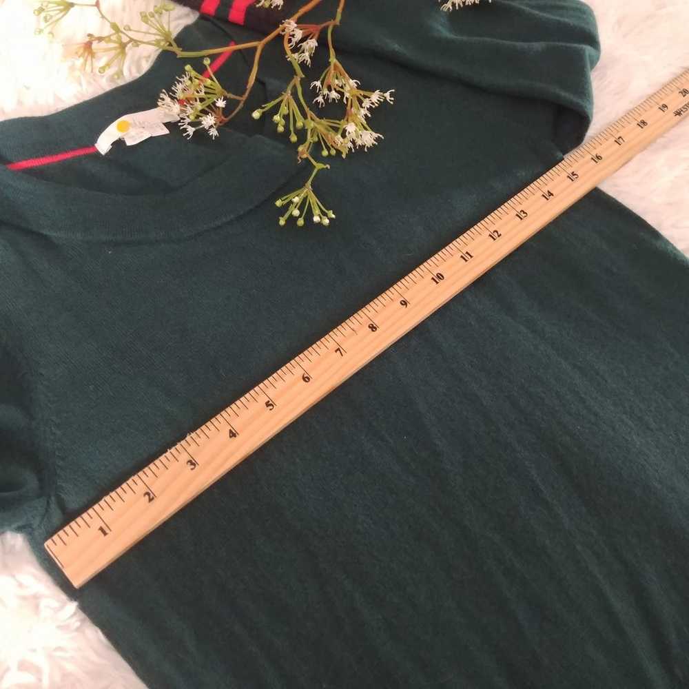 BODEN Trudy Knitted Wool Blend Dark Green Dress S… - image 7