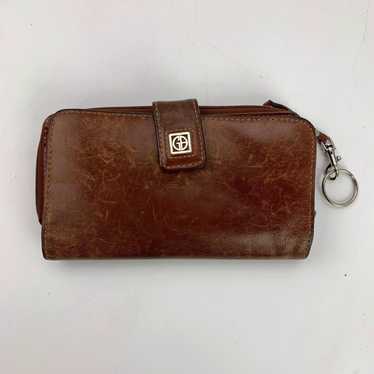 Vintage Giani Bernini Brown Leather Womens Wallet… - image 1