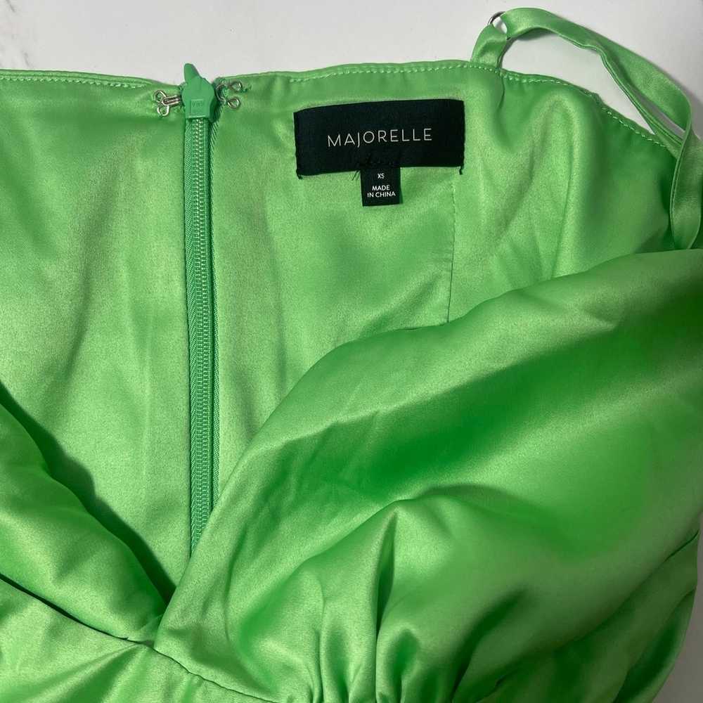 Majorelle (Revovle) Melville Mini Dress in Green - image 5