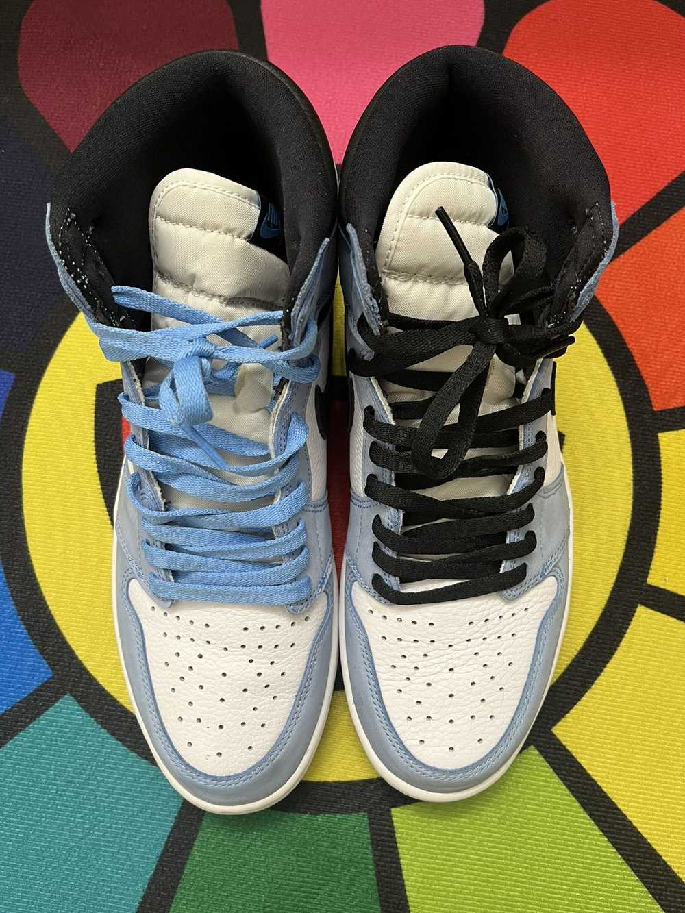 Jordan Brand × Nike University blue Jordan 1 - image 3