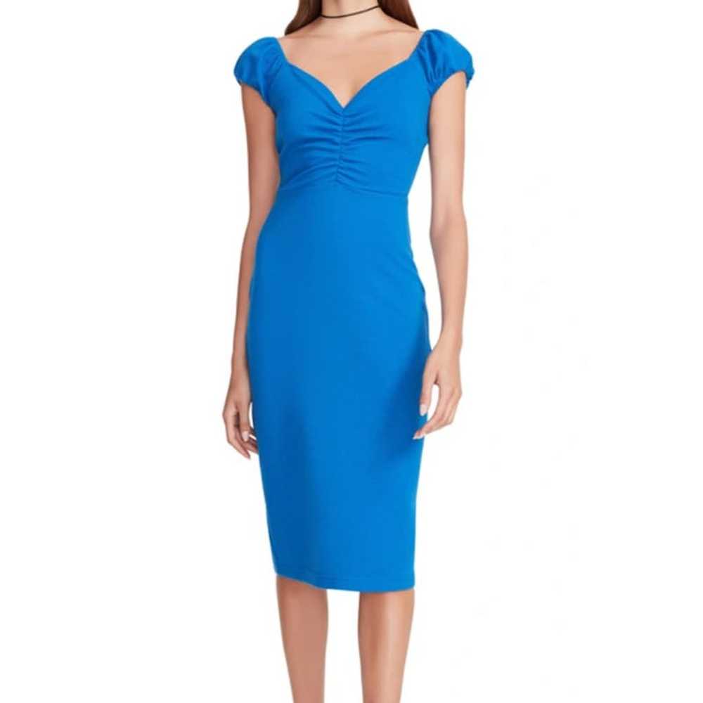 Betsey Johnson Womens size 2 dress blue sweethear… - image 4