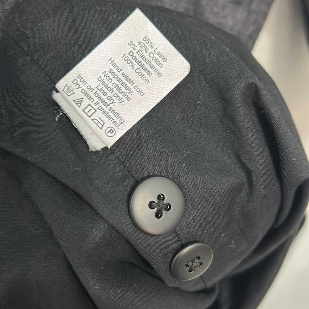 Madewell Flannel Latitude Shirtdress Charcoal Gre… - image 5