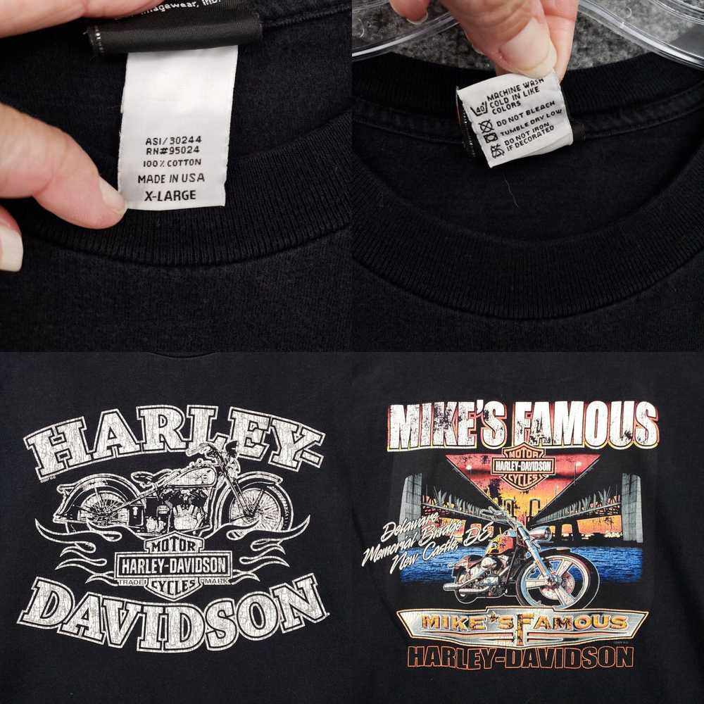 Harley Davidson Harley-Davidson T-Shirt Mens XL B… - image 4