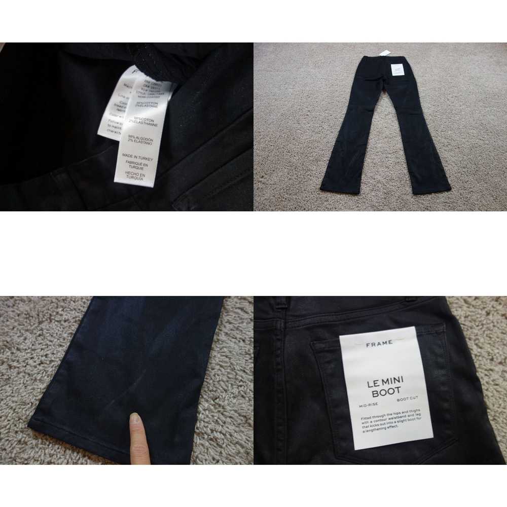 Frame Frame Jeans Womens 27 Black Le Mini Boot Wa… - image 4