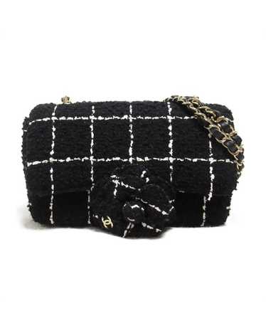Chanel Chanel Tweed Camellia Flap Bag in Excellen… - image 1