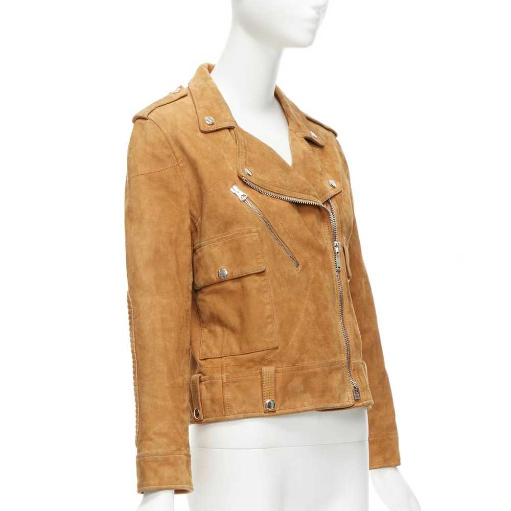 Golden Goose Leather biker jacket - image 4