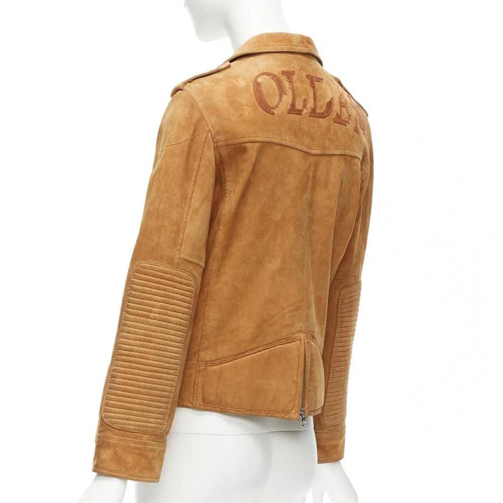 Golden Goose Leather biker jacket - image 6