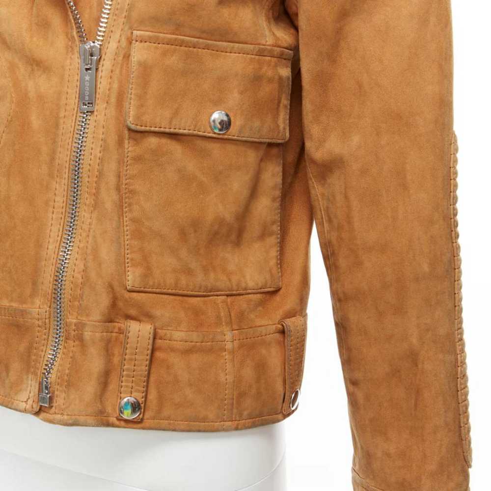 Golden Goose Leather biker jacket - image 8