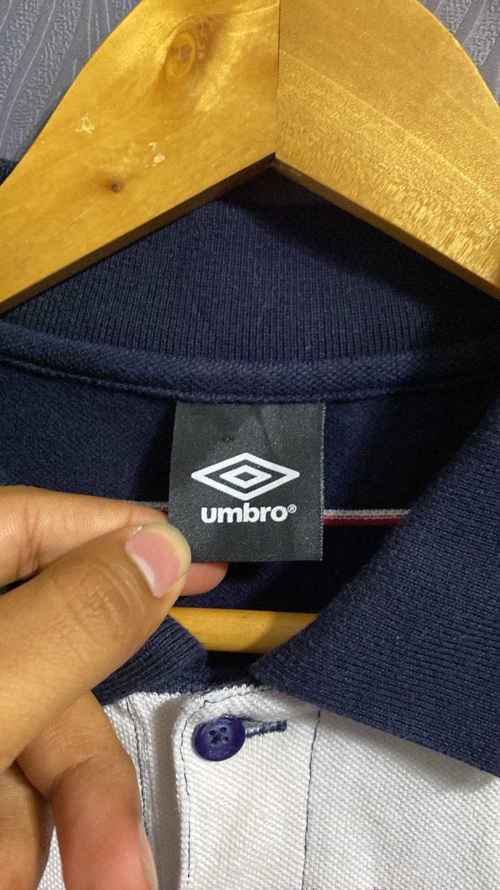 Streetwear × Umbro × Vintage UMBRO ENGLAND POLO T… - image 4