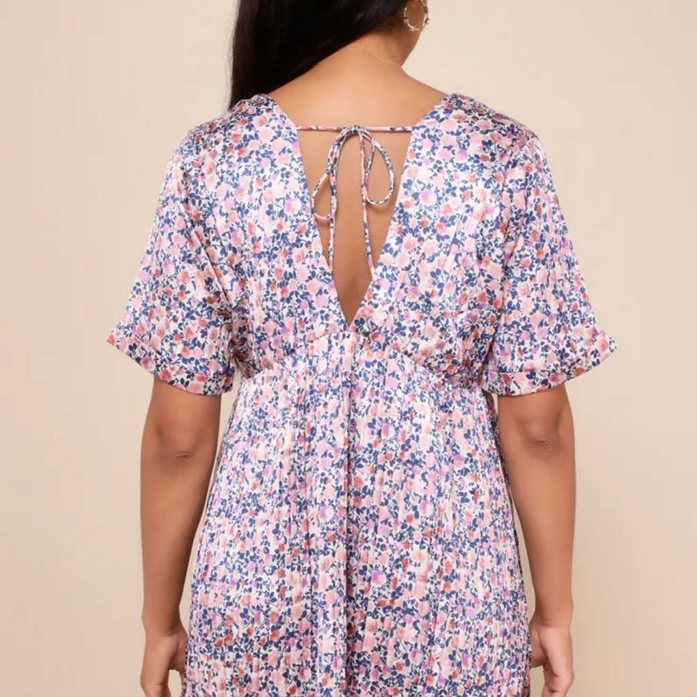 Lulu's Express Yourself Blush Pink Floral Print S… - image 6