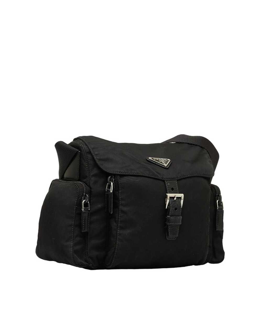 Prada Prada Black Tessuto Messenger Bag in AB Con… - image 2