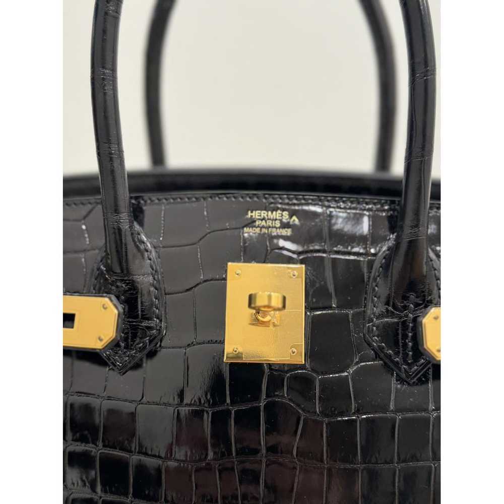 Hermès Birkin 30 crocodile handbag - image 2