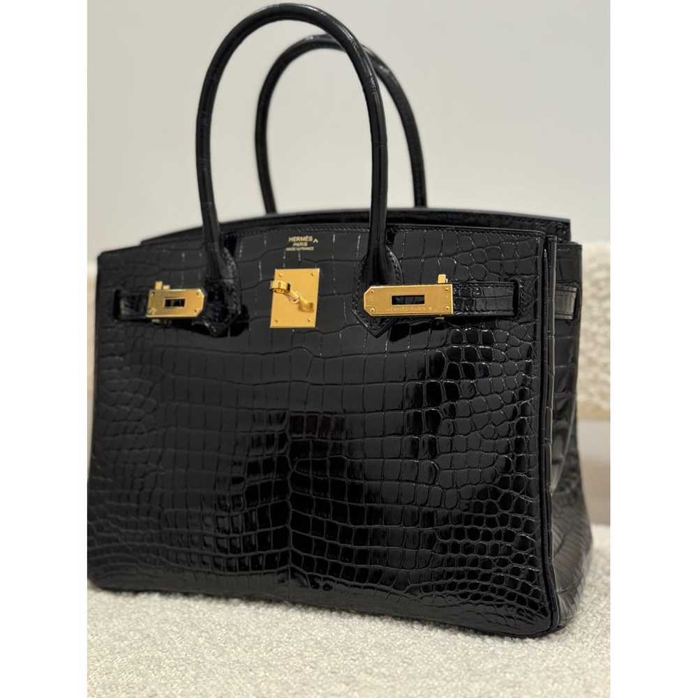 Hermès Birkin 30 crocodile handbag - image 4