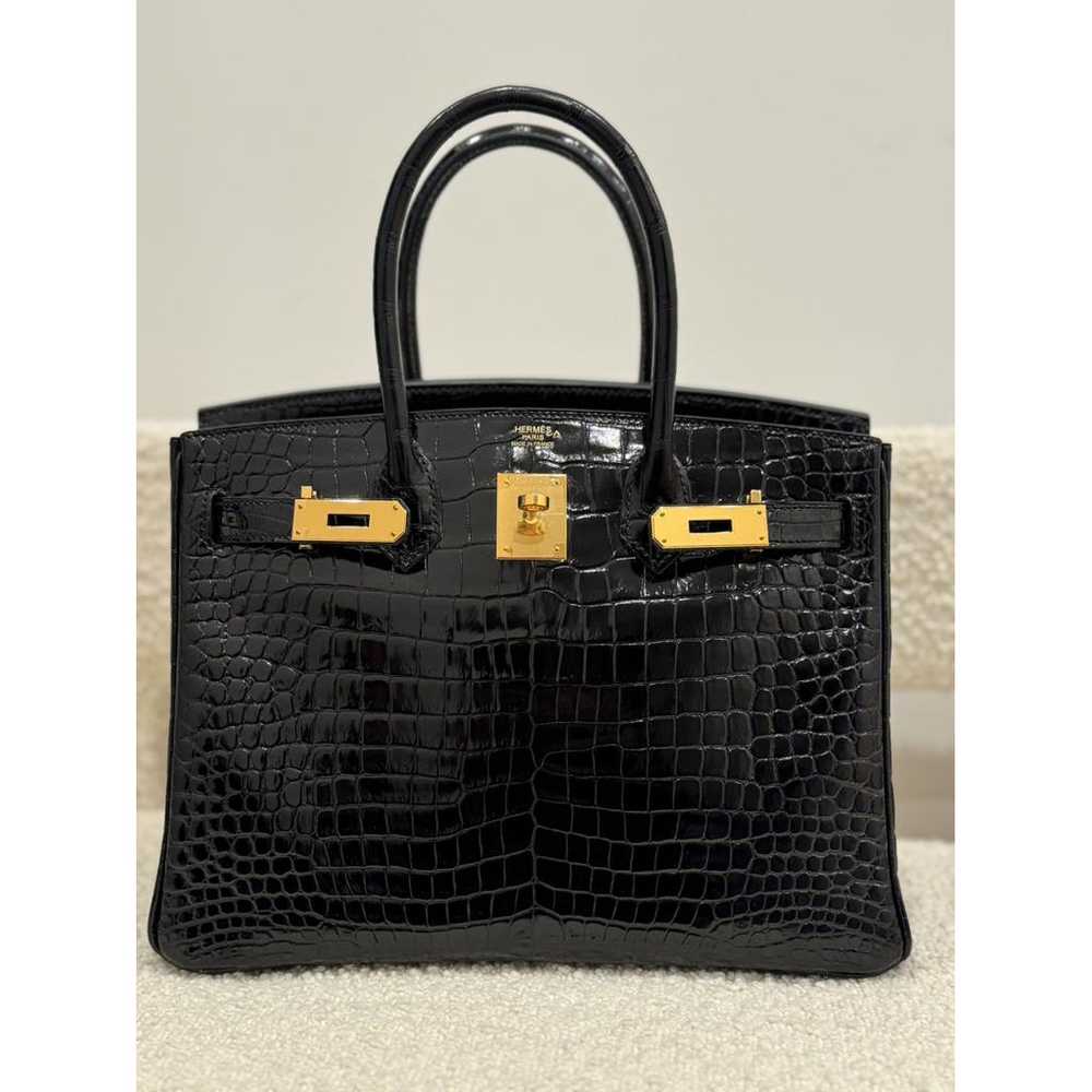 Hermès Birkin 30 crocodile handbag - image 6