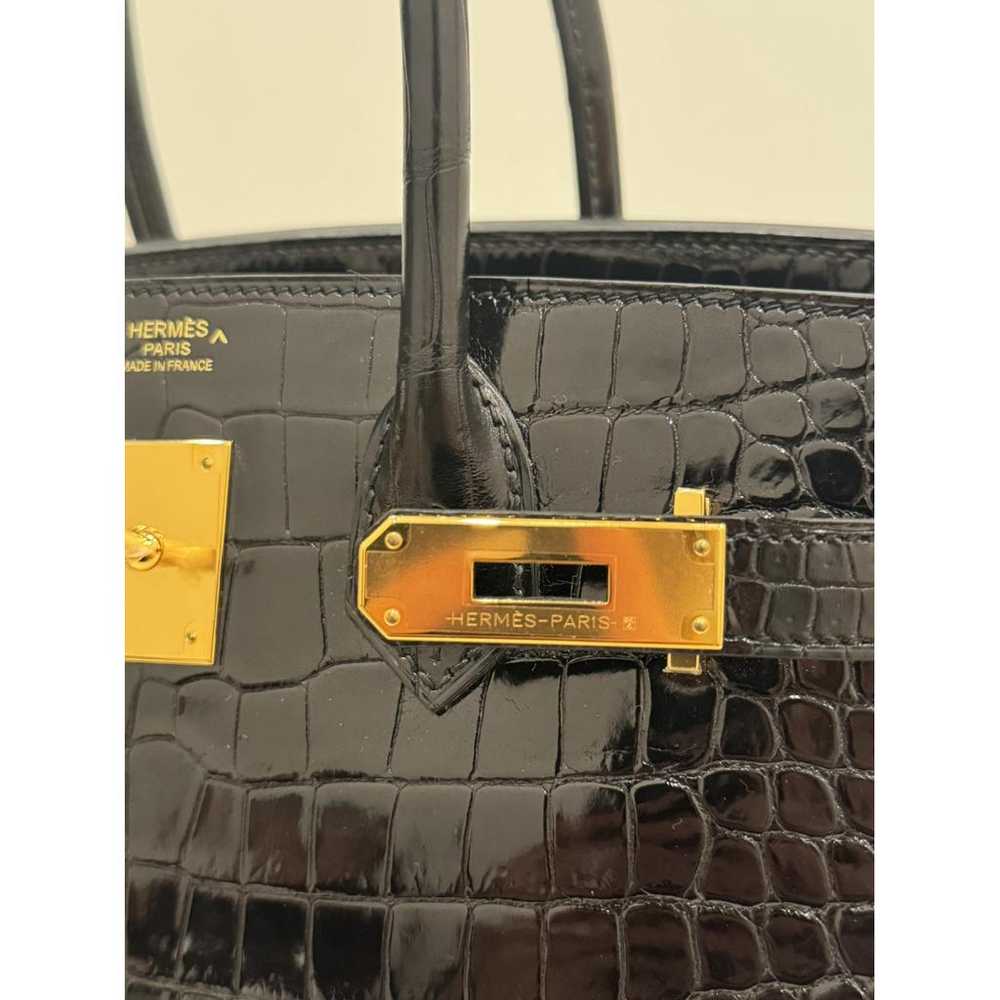 Hermès Birkin 30 crocodile handbag - image 7