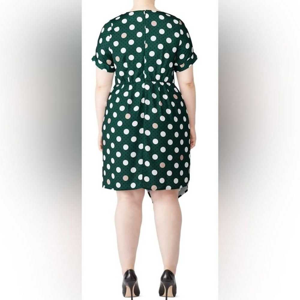 EUC Eloquii Polka Dot Asymmetrical Dress Size 20 - image 2