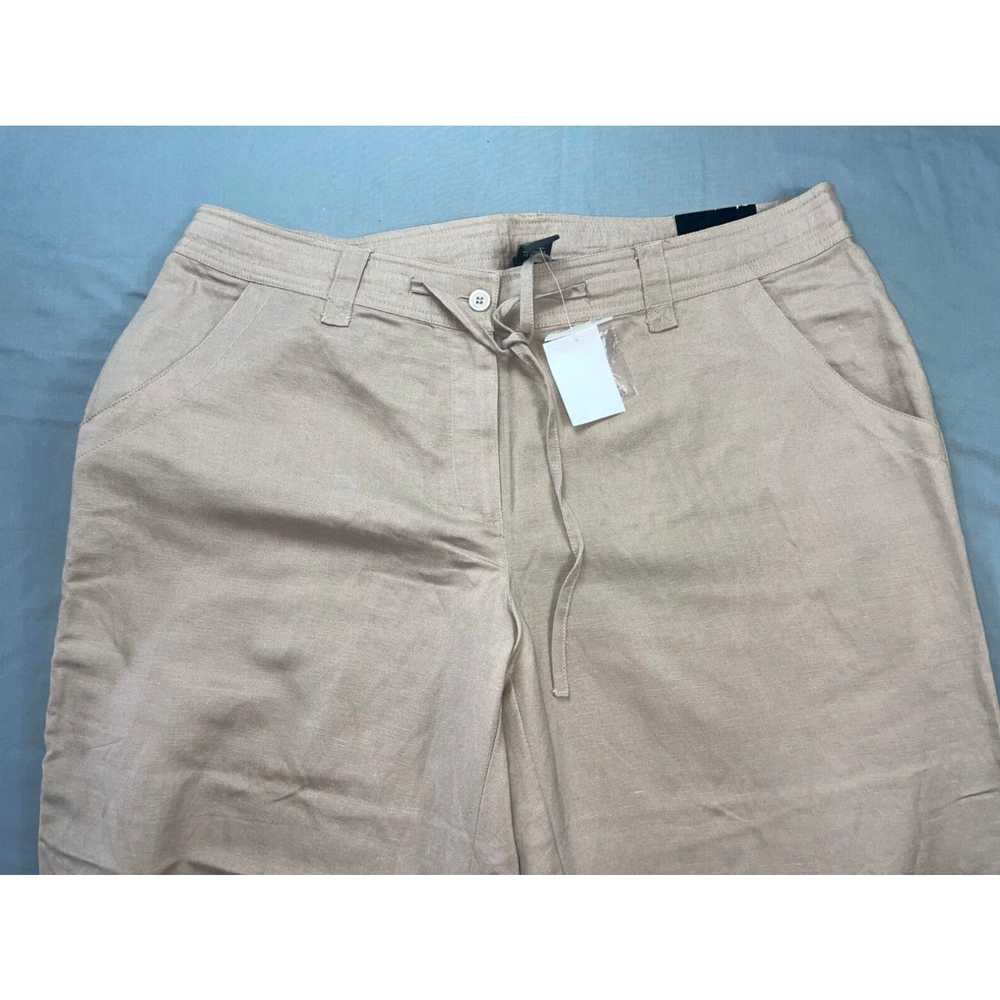 Vintage Lane Bryant Crop Linen Blend Cargo Pants.… - image 3