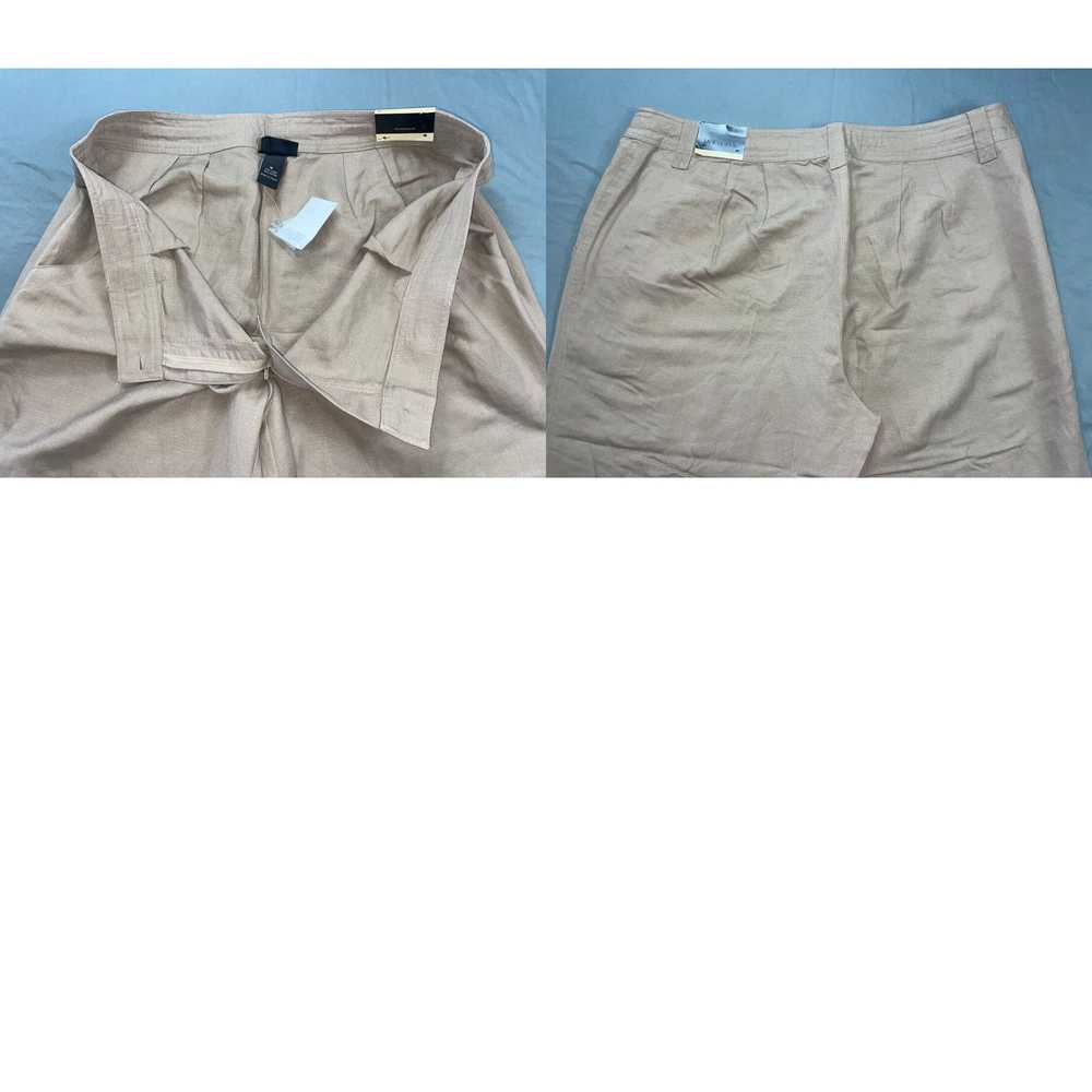 Vintage Lane Bryant Crop Linen Blend Cargo Pants.… - image 4