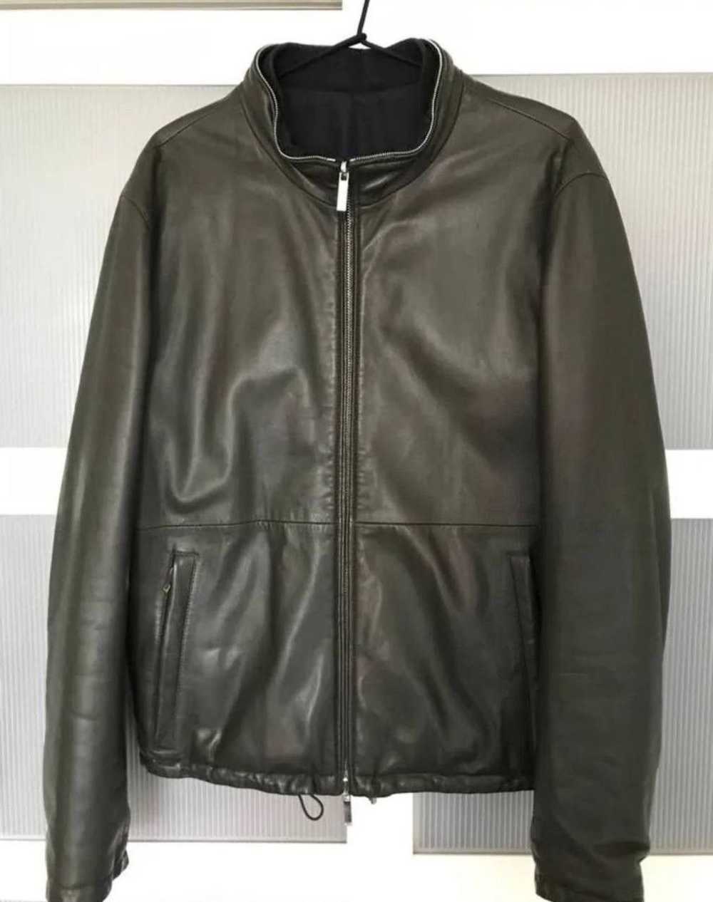 Hugo Boss × Leather Jacket × Rare RARE HUGO BOSS … - image 4