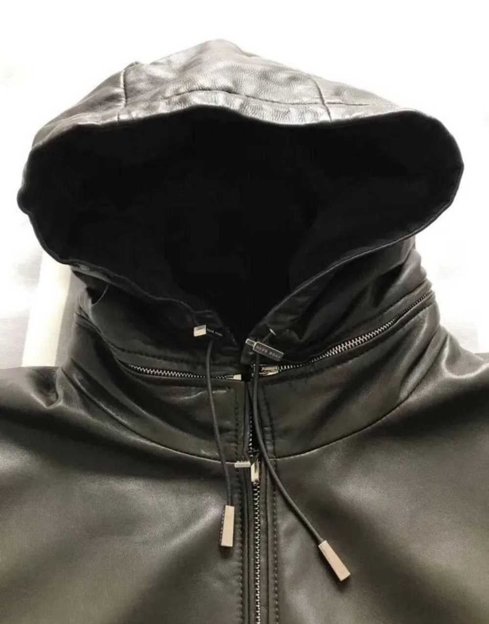 Hugo Boss × Leather Jacket × Rare RARE HUGO BOSS … - image 6
