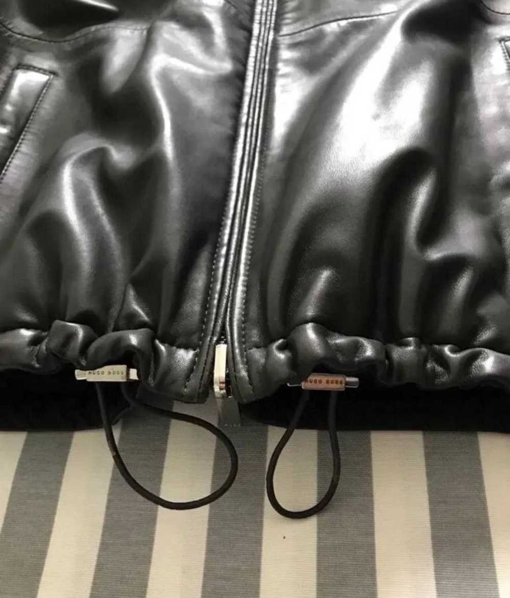 Hugo Boss × Leather Jacket × Rare RARE HUGO BOSS … - image 7
