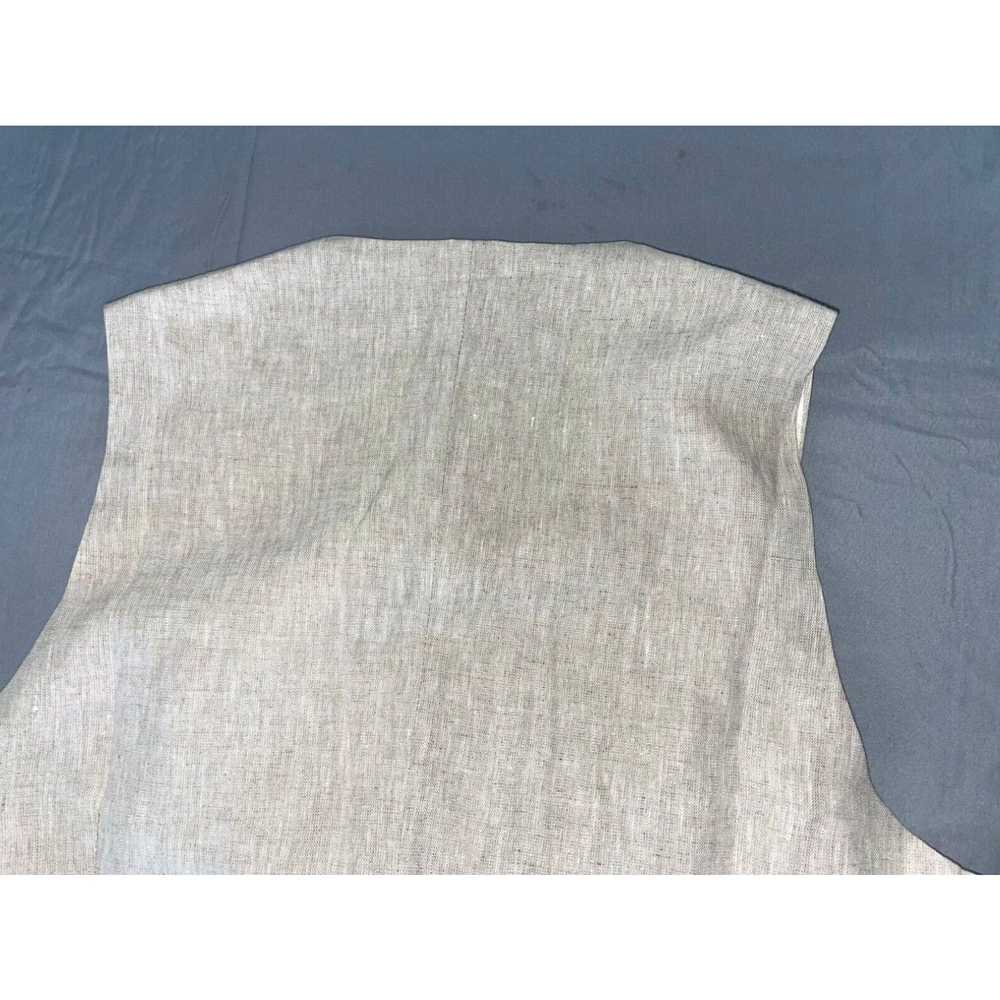Vintage Modelcloth Monaco Lined 100% Linen Vest w… - image 4