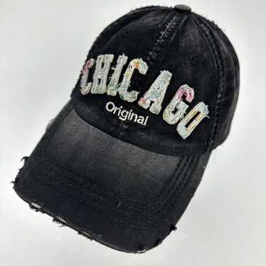 Vintage Chicago Original Distressed Ball Cap Hat … - image 1